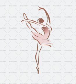 Anmutiger Balletttänzer